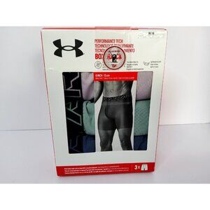 Under Armour UA 3 Pack Performance Tech 6" Boxerjock Boxer BriefsSize M